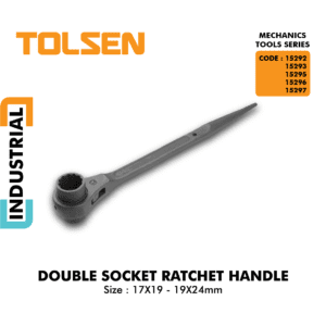 DOUBLE SOCKET RATCHET HANDLE