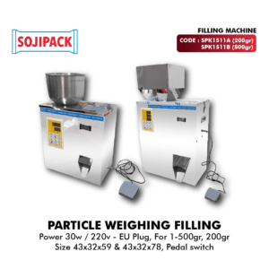 PARTICLE WEIGHING FILLING